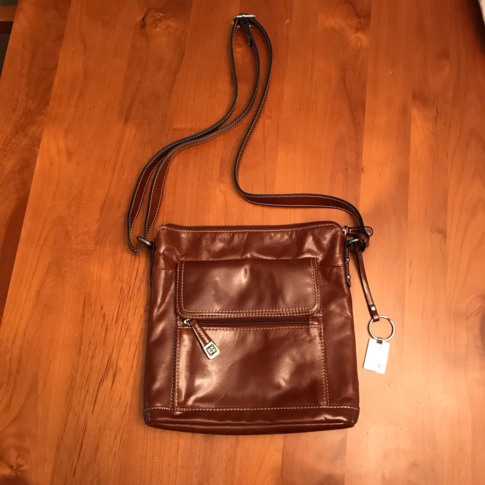 Genuine Leather Giani Bernini Adjustable Purse 👜